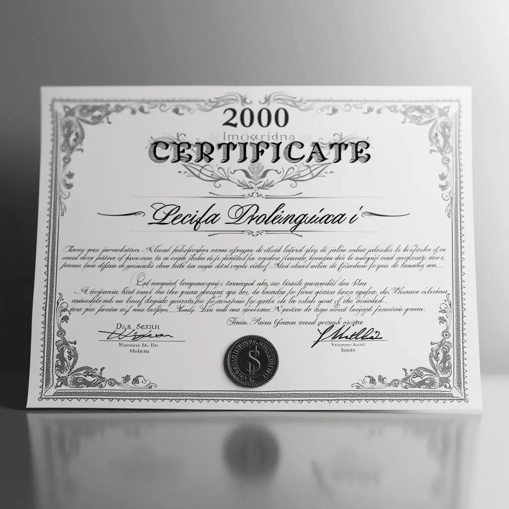 Certificación financiera